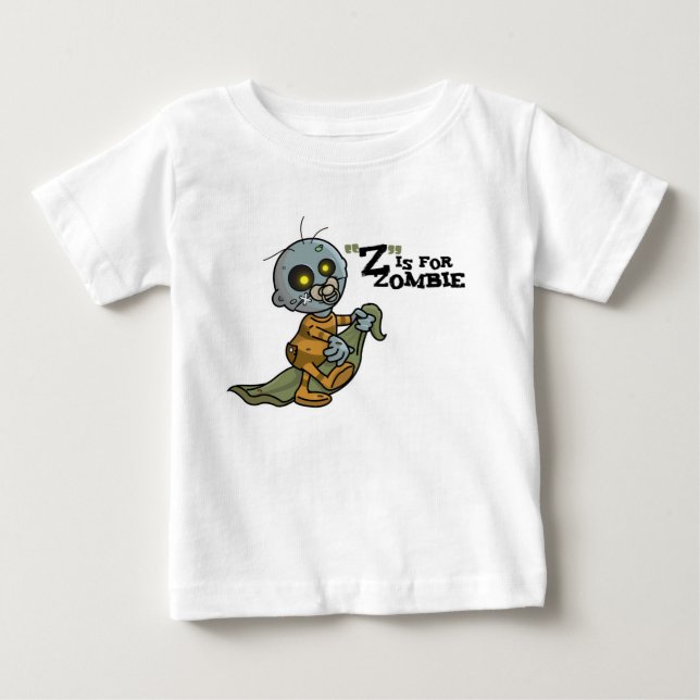 "Z" est pour le T-shirt enfant Zombie (garçons) (Devant)