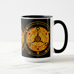 Z Fun Crop Circle Alien Art SciFi Geek Trinkglas Tasse