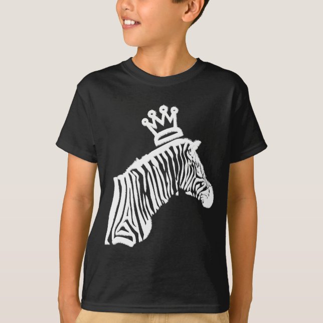 Z für Zebra T-Shirt (Vorderseite)