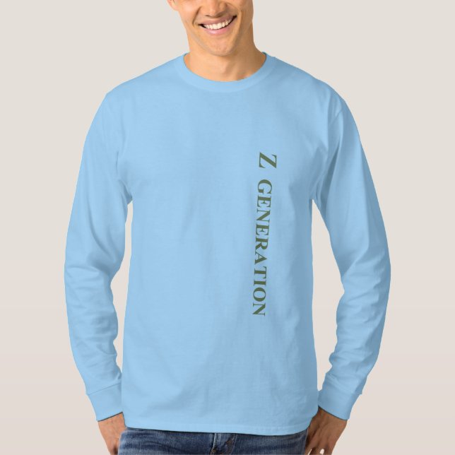 Z Generierung langärmeliger T - Shirt (Vorderseite)