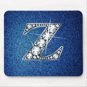 Z Imitate -"Diamant Bling" auf Denim Mousepad