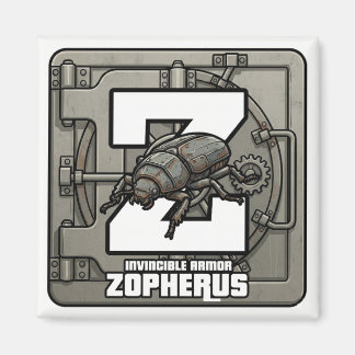 Z is for Zopherus (Ironclad Beetle) –GTA Style ABС Magnet