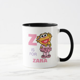 Z ist für Zoe   Füge Deinen Namen hinzu Tasse