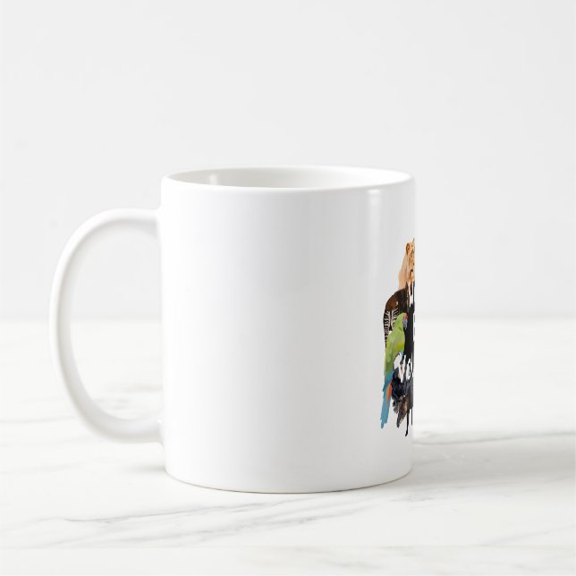 Z ist für Zoo Volunteer Kaffeetasse (Links)