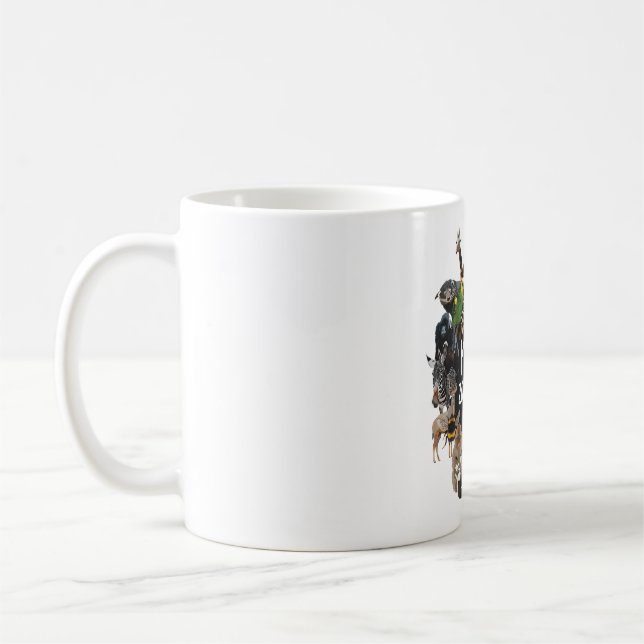 Z ist für Zookeeper Kaffeetasse (Links)