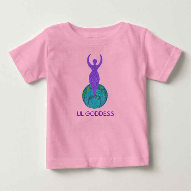 Z Lil Goddess Säugling Kleinkind Baby Tee Shirt (Vorderseite)