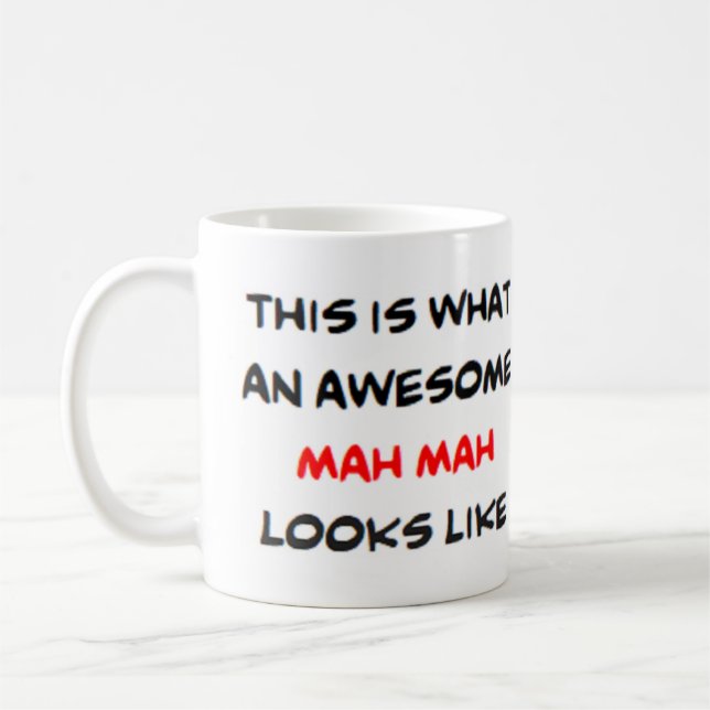 z mah mah, phantastisch kaffeetasse (Links)