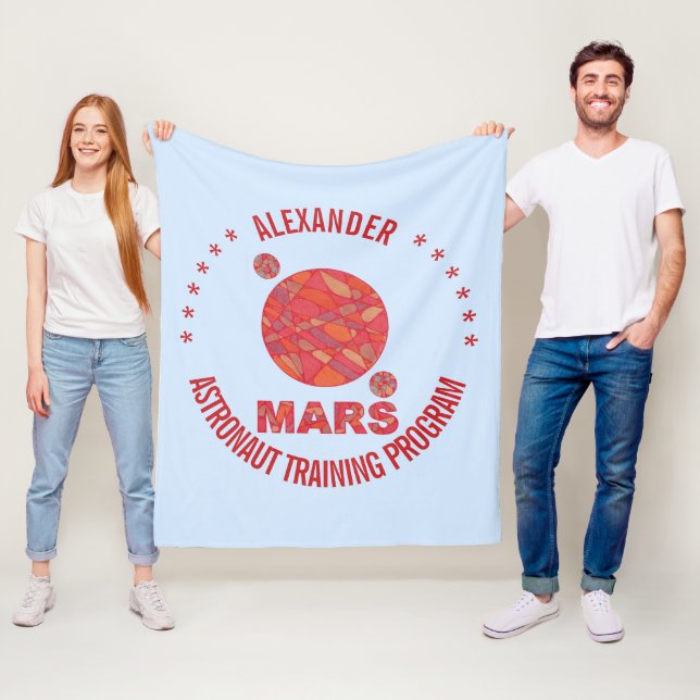 Z-Mars der rote Fleecedecke (Beispiel)