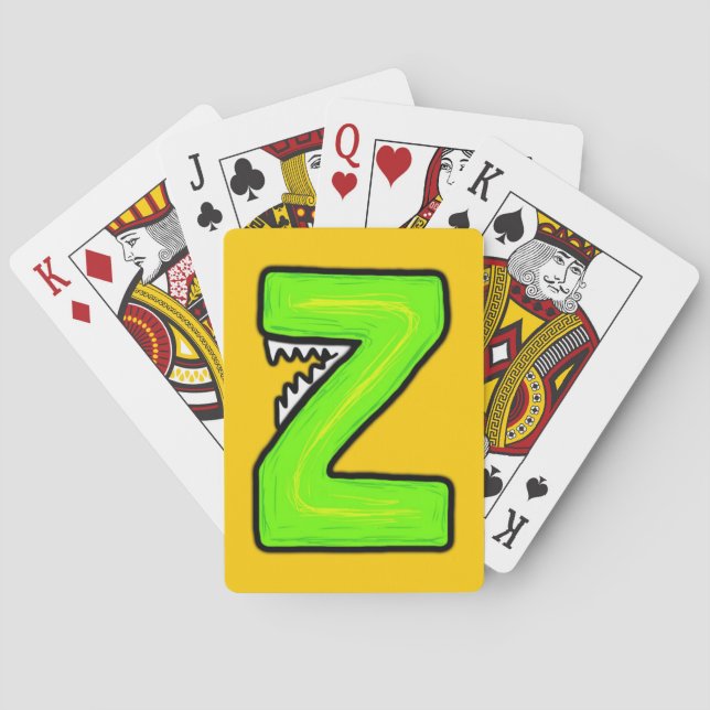 Z Monster Spielkarten (Rückseite)