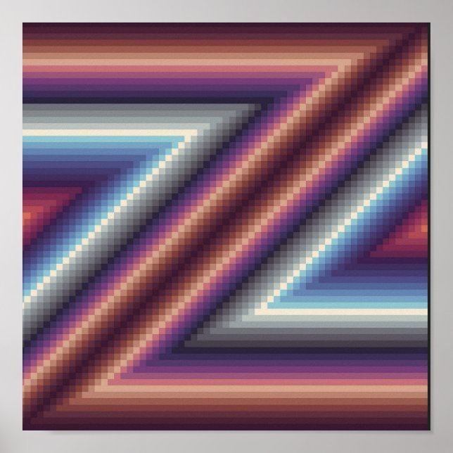 Z pattern poster (Vorne)