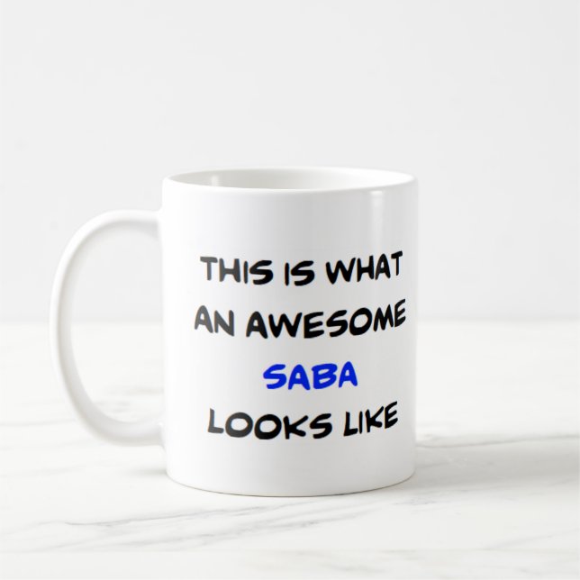 Z Saba, großartig Kaffeetasse (Links)
