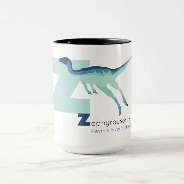 Z wie Zephyraurus-Tasse Tasse (Zentrum)