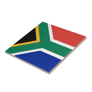 ZA001 SÜDAFRIKA, Flagge, Afrika, Fliese