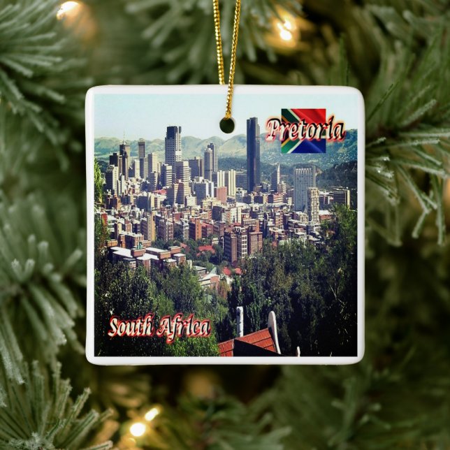 ZA020 PRETORIA, Südafrika, Keramikornament (Baum)