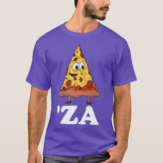 Za Pizza Slang za Funny Slice Pizza Abbreviati T-Shirt