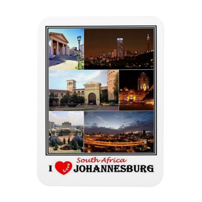 ZA Südafrika - Johannesburg Joburg - Magnet (Vertikal)