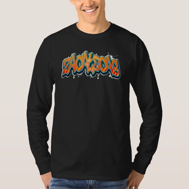 Zacatecas Mexico Graffiti T-Shirt (Vorderseite)