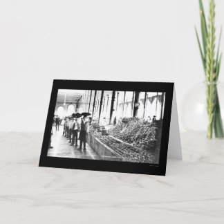 Zacatecas, Mexiko Lebensmittelmarkt 1904 Karte