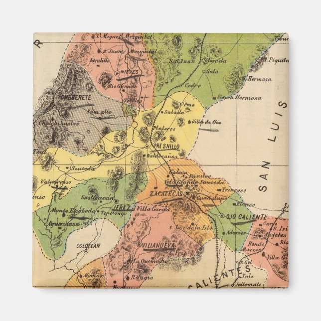 Zacatecas, Mexiko Magnet (Vorne)