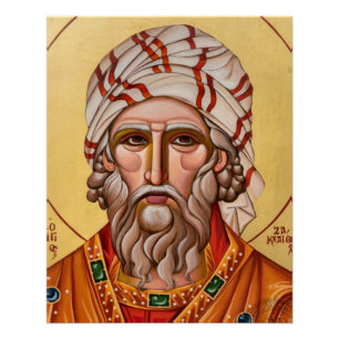 Zacchaeus Orthodox Christliches Symbol Poster