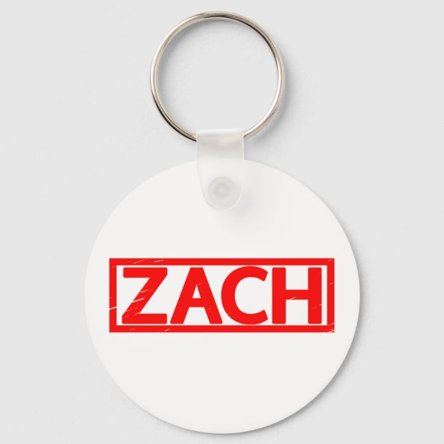Zach Briefmarke Schlüsselanhänger (Vorderseite)