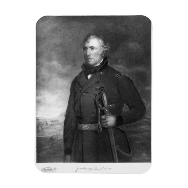 Zachary Taylor, 12. Präsident des Vereinigten Staa Magnet (Vertikal)