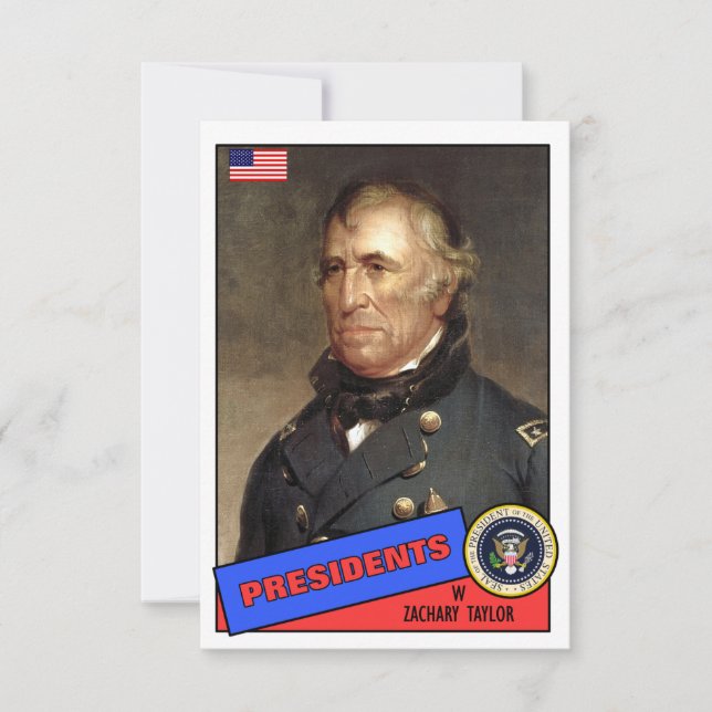 Zachary Taylor Baseball Card (Vorderseite)