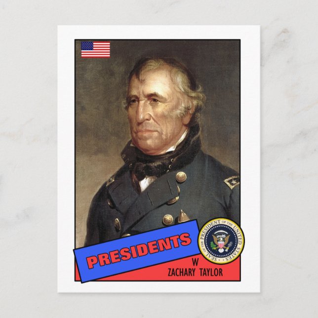 Zachary Taylor Baseball Card Postkarte (Vorderseite)