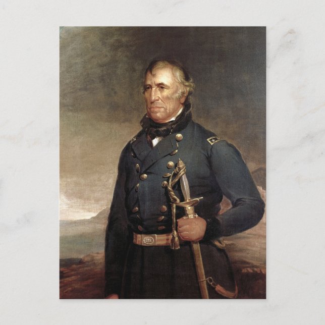 Zachary Taylor Postkarte (Vorderseite)