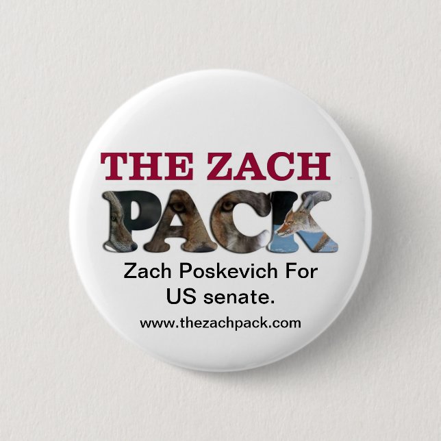 ZachPack Knopf Button (Vorderseite)