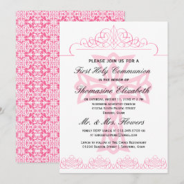 Zacken Sie erste heilige Einladung