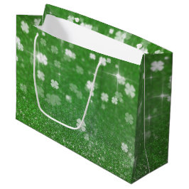 Zackenbarsch Glitzer Clover - Große Geschenktasche Große Geschenktüte