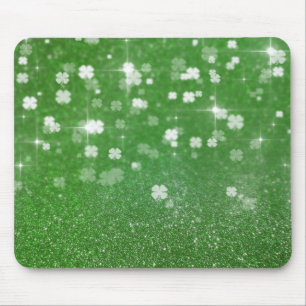 Zackenbarsch Glitzer Clover - Mousepad