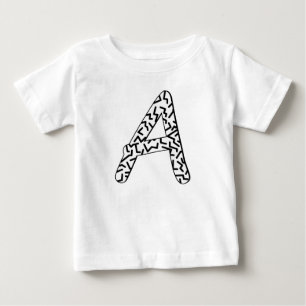 Zackenmuster A Baby T-shirt