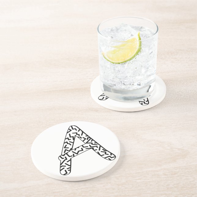 Zackenmuster A Getränkeuntersetzer (Seite)