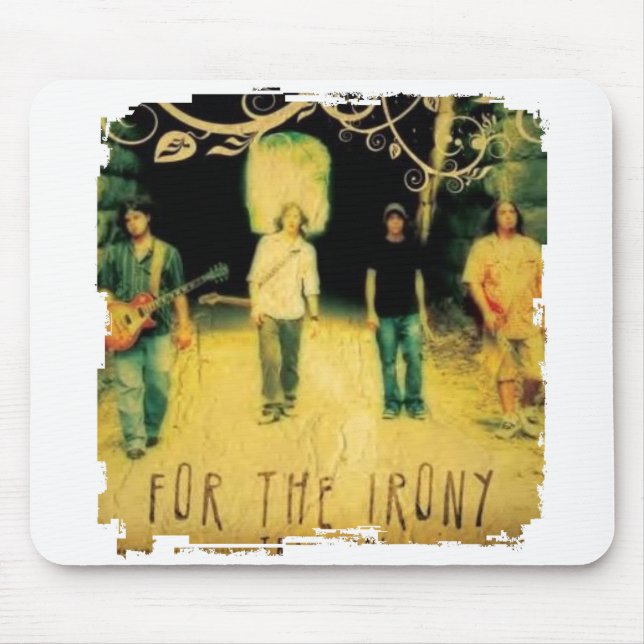 Zackige Grenze Mousepad (Vorne)