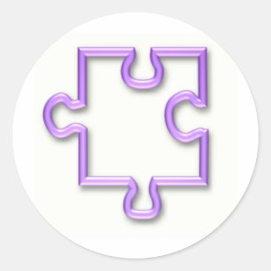 Zackiger Ausschnitt-Aufkleber Runder Aufkleber