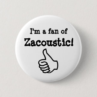 Zacoustic Knopfweiß Button