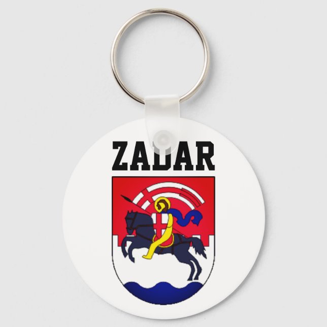 Zadar-Wappen (Kroatien) Schlüsselanhänger (Vorderseite)