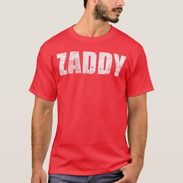Zaddy Freund retro T-Shirt (Vorderseite)