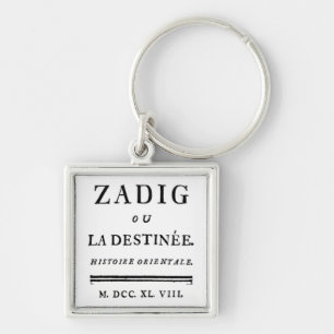 Zadig, oder das Buch des Schicksals - Descartes Schlüsselanhänger