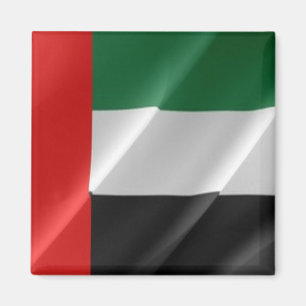 zAE002 Vereinigte Arabische Emirate wehende FLAGGE Magnet