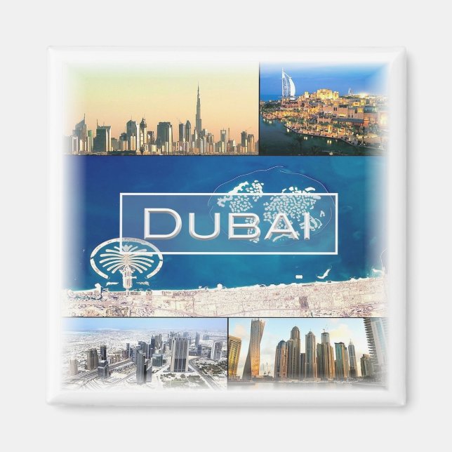 zAE006 DUBAI, Vereinigte Arabische Emirate, Kühlsc Magnet (Vorne)