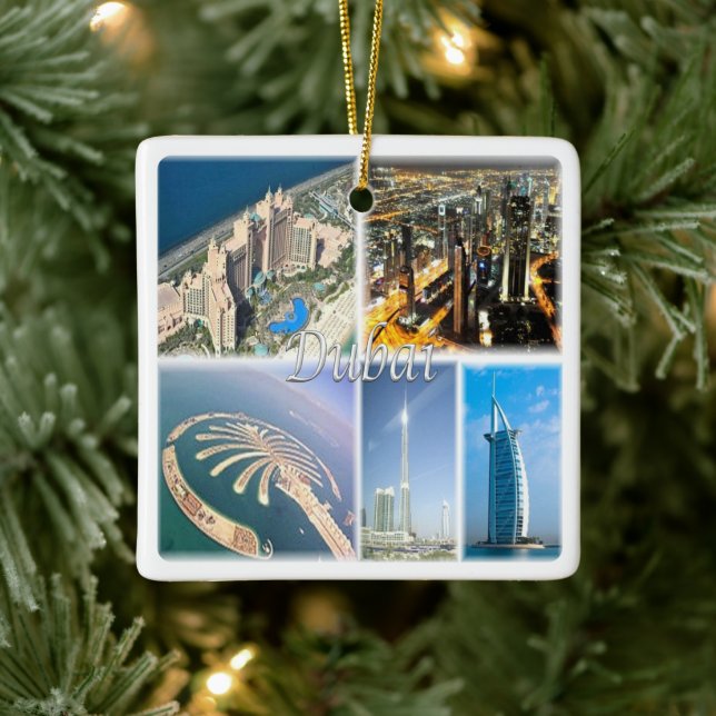 zAE007 DUBAI, Vereinigte Arabische Emirate, Asien, Keramikornament (Baum)