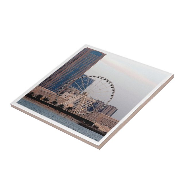 zAE011 SHARJAH, THE EYE, VAE, Fliese (Seite)