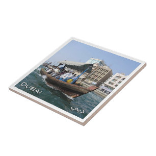 ZAE045 DUBAI flusstaxi ABRA, VAE, Fliese