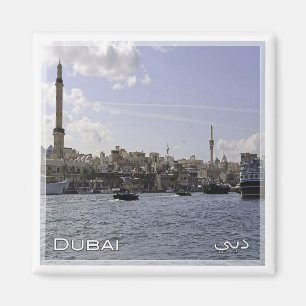 zAE047 DUBAI Bach, VAE, Naher Osten, Kühlschrank Magnet
