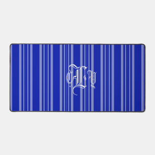 Zaffre rayures blanc Monogramme
