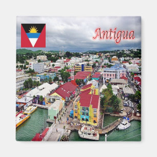 zAG009 ANTIGUA, Antigua und Barbuda, Kühlschrank Magnet