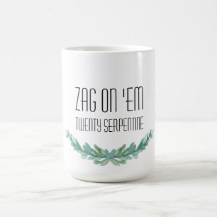 Zag auf ihnen: SerpentinenTasse zwanzig Kaffeetasse